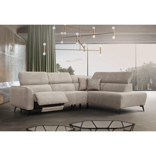 Rimo dupla relax sarokgarnitúra 286 cm X 222 cm - jobbos  