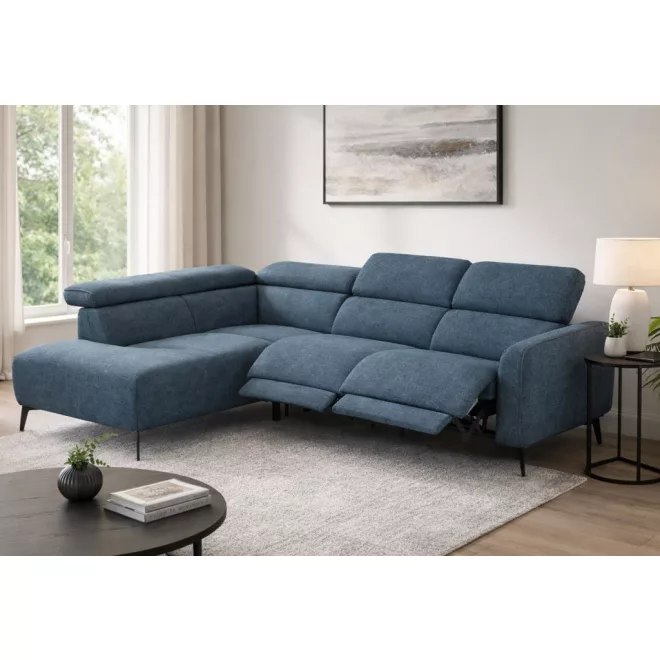 Rimo dupla relax sarokgarnitúra 222 cm X 286 cm - balos