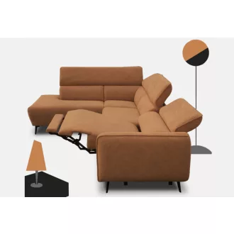 Rimo dupla relax sarokgarnitúra 222 cm X 286 cm - balos
