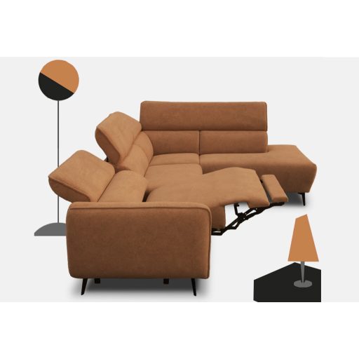 Rimo ülőgarnitúra - opció: elektromos relax funkció