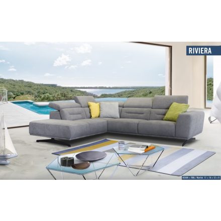 Riviera 2,5 személyes kanapé motorosan mélyíthető ülőfelülettel 1 karral bal