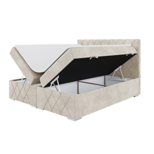 Royalis kontinentális ágy ágyneműtartóval 120 X 200