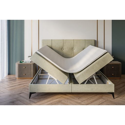 Rozia kontinentális ágy ágyneműtartóval 120 X 200