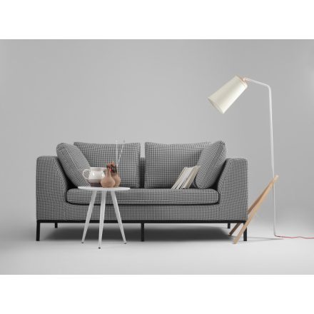 Skandináv design Amb 2 személyes kanapé fém lábbal