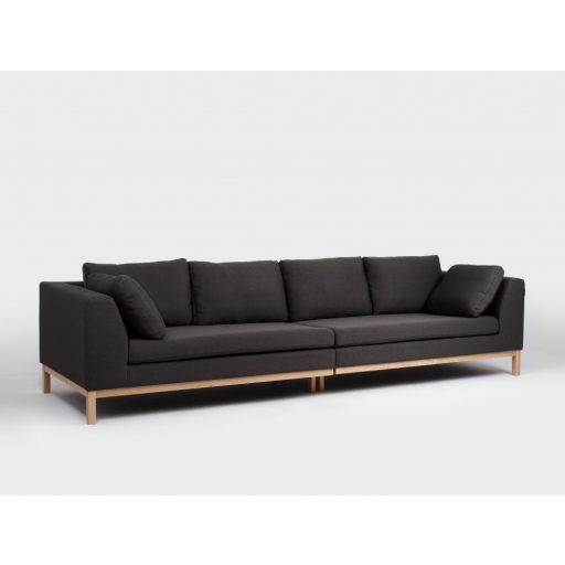 Skandináv design Amb 3 személyes kanapé fém