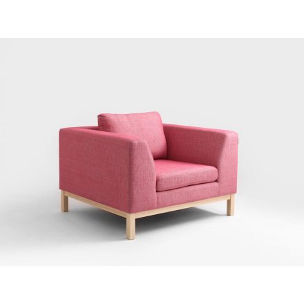 Skandináv design Amb fotel fa lábbal