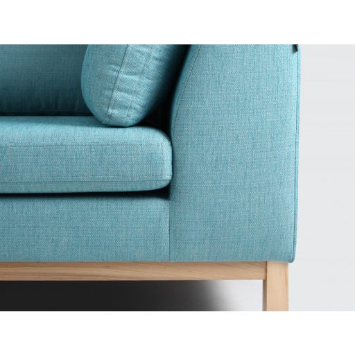 Skandináv design Amb 3 személyes kanapé fém
