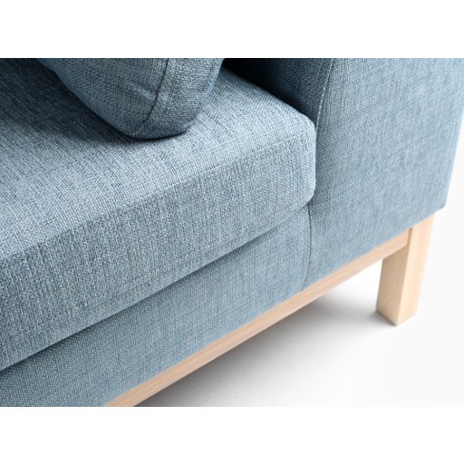Skandináv design Amb 3 személyes kanapé fém