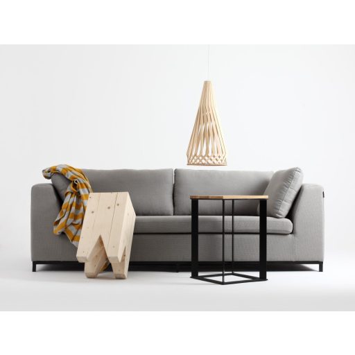Skandináv design Amb 3 személyes kanapé fém lábbal