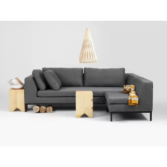 Skandináv design Amb kanapé fotel puff