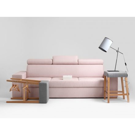 Skandináv design Atl háromszemélyes ágyazható kanapé