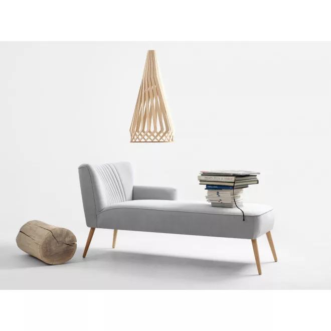 Skandináv design Har hosszúfotel (1 karfa szemből jobb)