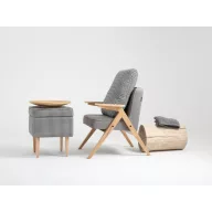 Skandináv design Vin fotel