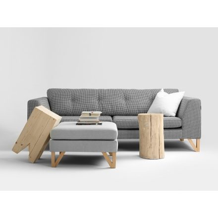 Skandináv design Wil 3 személyes kanapé
