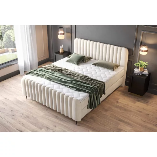 Sala táskarugós boxspring ágy ágyneműtartóval 180 X 200