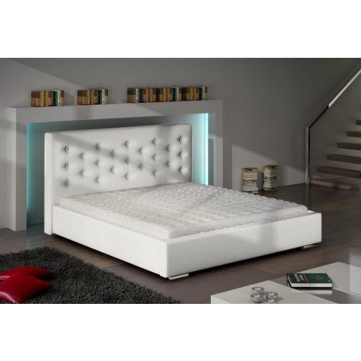 Savanna kárpitozott ágy - 106 cm magas fejvéggel - 90 X 200 fekvőfelület
