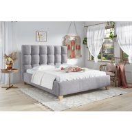   Sierra kárpitozott ágy - 106 cm magas fejvéggel - 160 X 200 fekvőfelület
