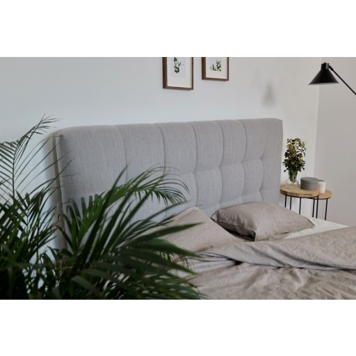 Sierra ágyneműtartós kárpitozott ágy előlről nyíló gázrugós ágyráccsal - 106 cm magas fejvéggel - 90 X 200 fekvőfelület