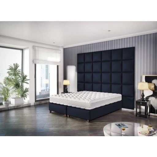 Smart Click Bonell Boxspring ágy 80 X 200 cm fekvőfelület 90 X 40 cm falpanelekkel