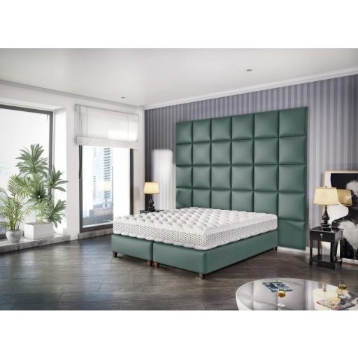 Smart Click Pocket Boxspring ágy 160 X 200 cm fekvőfelület 67 X 30 cm falpanelekkel