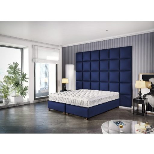 Smart Click Pocket Boxspring ágy 160 X 200 cm fekvőfelület 67 X 30 cm falpanelekkel