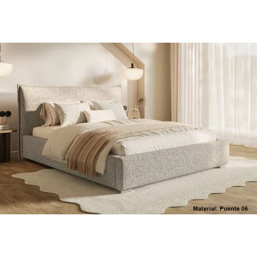 Softline ágykeret 200 X 200 fekvőfelület, ágyráccsal és ágyneműtartóval