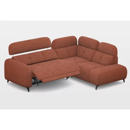 Sora relax sarokkanapé Mono fejtámlával 255 cm X 200 cm - jobbos 
