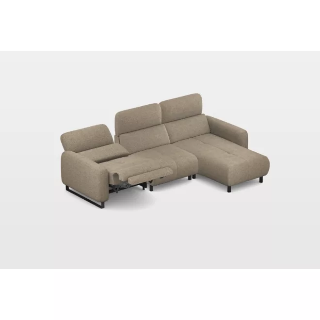 Soul sarok ülőgarnitúra 277 cm X 165 cm - jobbos - elektromos relax funkcióval karfa mellett