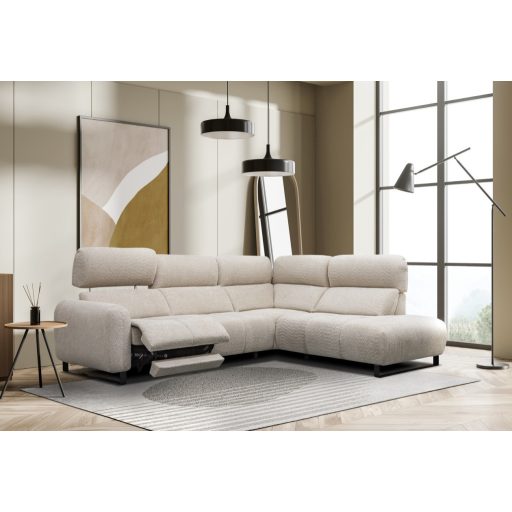 Soul sarok ülőgarnitúra 278 cm X 217 cm - jobbos - két elektromos relax funkcióval