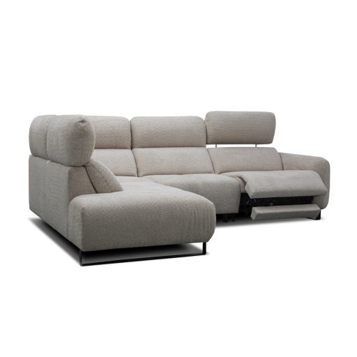 Soul sarok ülőgarnitúra 217 cm X 278 cm - balos - elektromos relax funkcióval karfa mellett