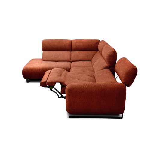Soul sarok ülőgarnitúra 217 cm X 278 cm - balos - elektromos relax funkcióval karfa mellett