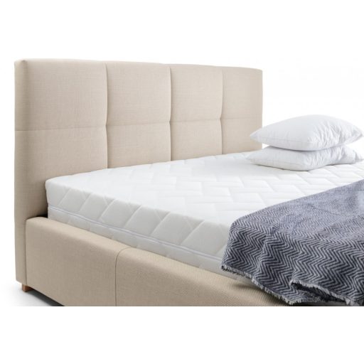 Stella ágyneműtartós kárpitozott ágy előlről nyíló gázrugós ágyráccsal - 106 cm magas fejvéggel - 90 X 200 fekvőfelület