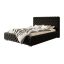 Szeged ágykeret 180 X 200 fekvőfelület, ágyráccsal és ágyneműtartóval, Amor22 fekete Expressz szállítással