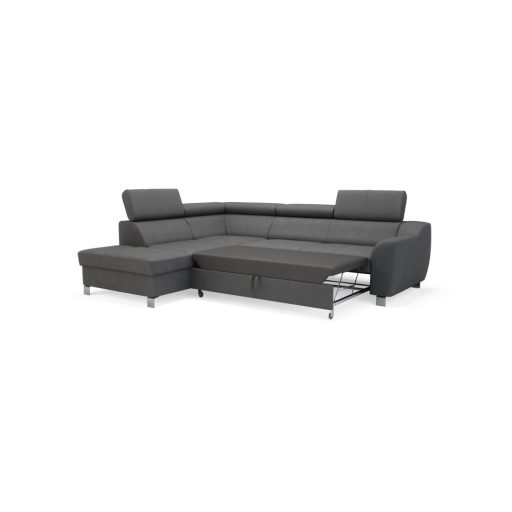 Aspen Trend Design L-alakú ágyazható sarokgarnitúra - balos - 208 cm X 245 cm
