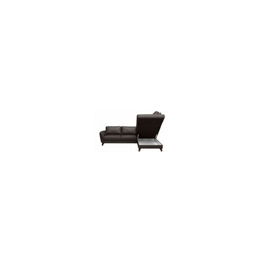 Finn Trend Design L-alakú ágyazható  bőr sarokgarnitúra - jobbos - 238 cm X 168 cm