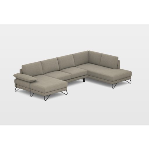 Tatum U-alakú sarokgarnitúra 158 cm X 369 cm X 219 cm - jobbos