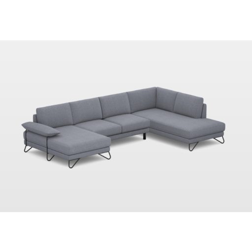 Tatum U-alakú sarokgarnitúra 158 cm X 369 cm X 219 cm - jobbos