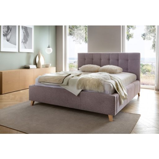 Tessa kárpitozott ágy - 106 cm magas fejvéggel - 160 X 200 fekvőfelület