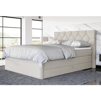 Tomi boxspring ágy ágyneműtartóval 120 X 200