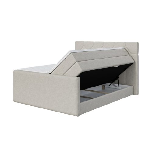 Tomi boxspring ágy ágyneműtartóval 120 X 200