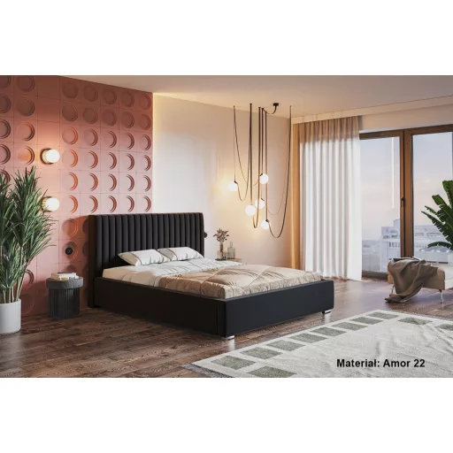 Toscany ágykeret 140 X 200 fekvőfelület, ágyráccsal és ágyneműtartóval