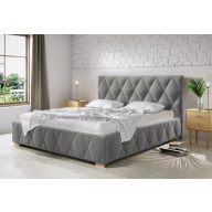   Trivio kárpitozott ágy - 106 cm magas fejvéggel - 160 X 200 fekvőfelület