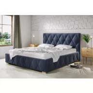   Trivio kárpitozott ágy - 106 cm magas fejvéggel - 160 X 200 fekvőfelület