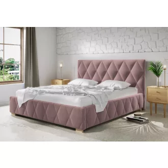  Trivio kárpitozott ágy - 106 cm magas fejvéggel - 80 X 200 fekvőfelület