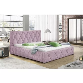   Trivio kárpitozott ágy - 106 cm magas fejvéggel - 80 X 200 fekvőfelület