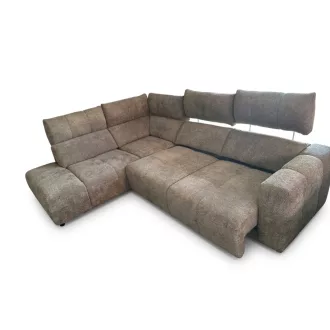   Universe sarok ülőgarnitúra motorosan mélyíthető ülőfelülettel 217 cm X 280 cm - balos - kiállítási kedvezménnyel