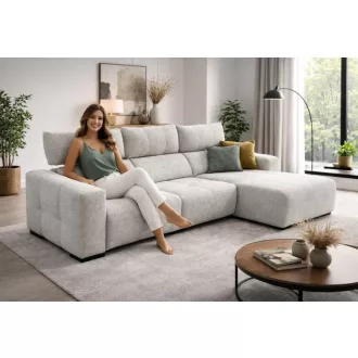   Universe sarok ülőgarnitúra 288 cm X 166 cm - jobbos - elektromos relax funkcióval karfa mellett