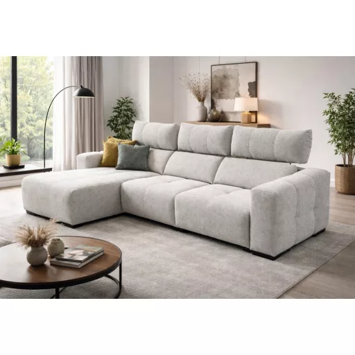 Universe sarok ülőgarnitúra 166 cm X 288 cm - balos - elektromos relax funkcióval karfa mellett
