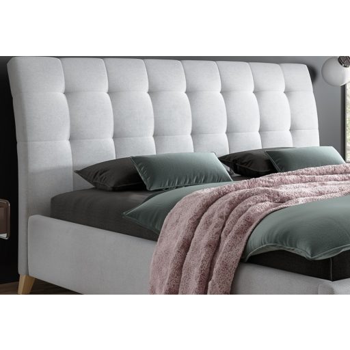 Verona kárpitozott ágy - 106 cm magas fejvéggel - 100 X 200 fekvőfelület