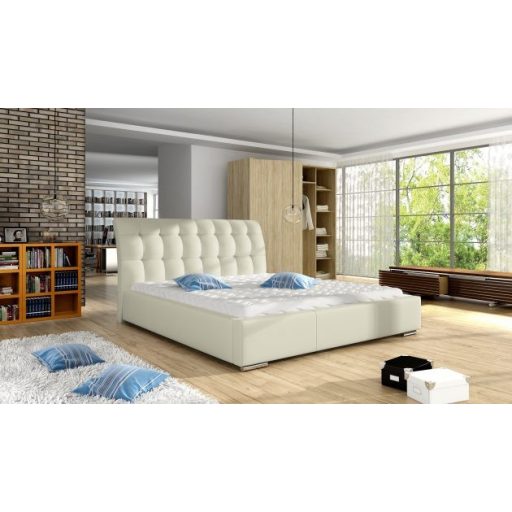 Verona kárpitozott ágy - 106 cm magas fejvéggel - 100 X 200 fekvőfelület